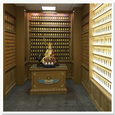 圖片：忠樓神主牌位區