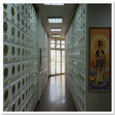 圖片：孝樓骨灰區