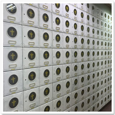 圖片：宗教區骨灰位