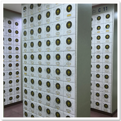 圖片：宗教區骨灰位