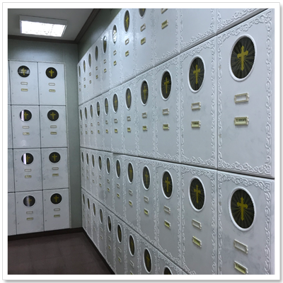 圖片：宗教區骨骸位